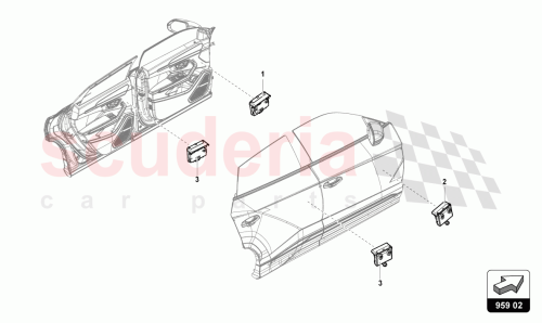 Part Diagram for Lamborghini 4M1959793J