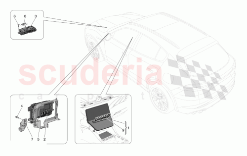 Part Diagram for Maserati 673011017