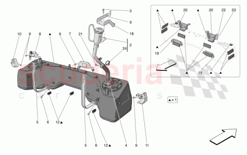 Part Diagram for Maserati 670160199