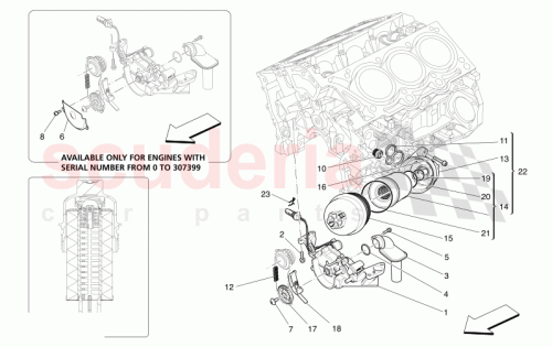 Part Diagram for Maserati 304893