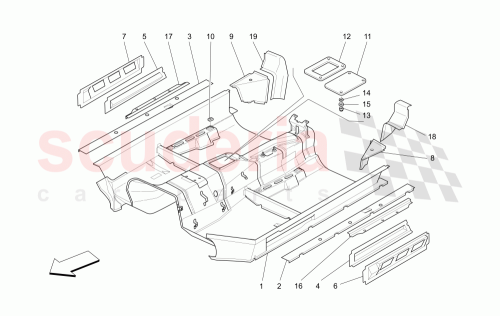 Part Diagram for Maserati 980138031