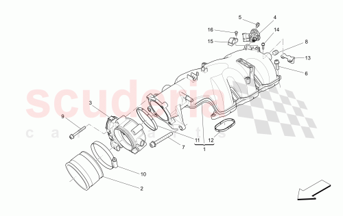 Part Diagram for Maserati 231630