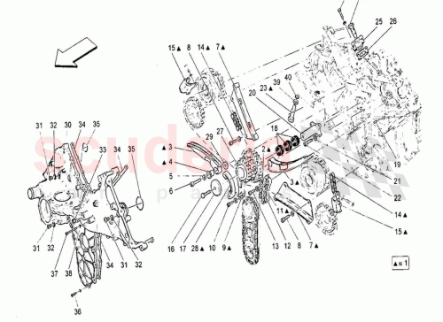 Part Diagram for Maserati 230652