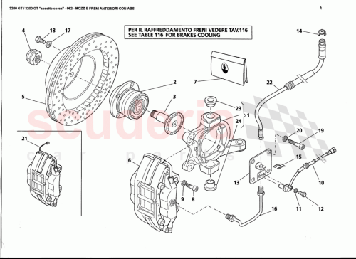 Part Diagram for Maserati 14834121