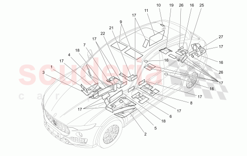 Part Diagram for Maserati 670036612