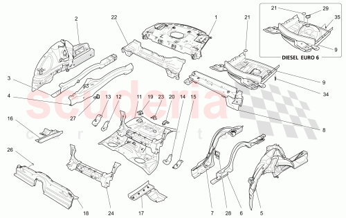 Part Diagram for Maserati 673001722