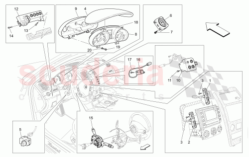 Part Diagram for Maserati 197645