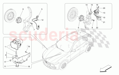 Part Diagram for Maserati 670034381