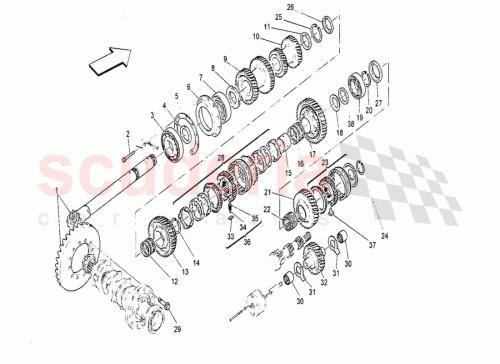 Part Diagram for Maserati 219720