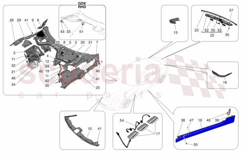 Part Diagram for Maserati 670354010