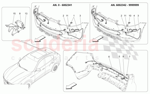 Part Diagram for Maserati 670103625