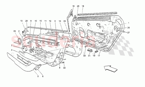 Part Diagram for Maserati 67874500