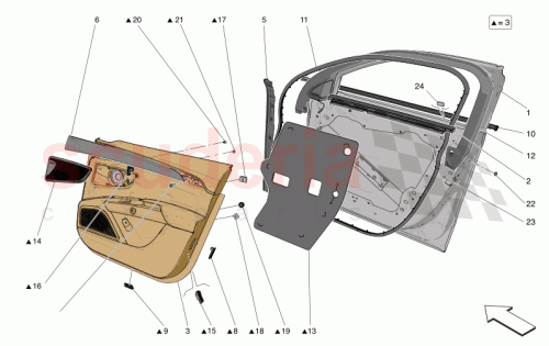 Part Diagram for Maserati 675001089