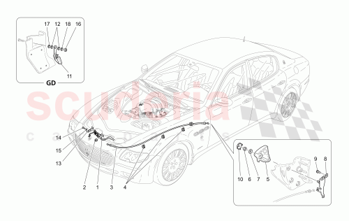 Part Diagram for Maserati 67220600