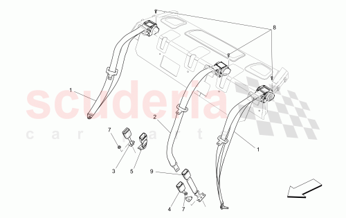 Part Diagram for Maserati 670017437
