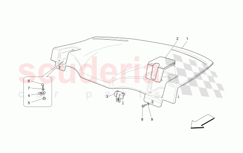 Part Diagram for Maserati 69973508