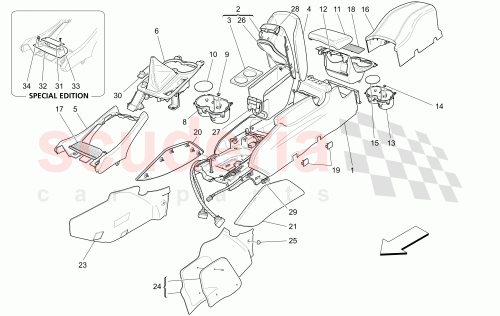 Part Diagram for Maserati 85367921