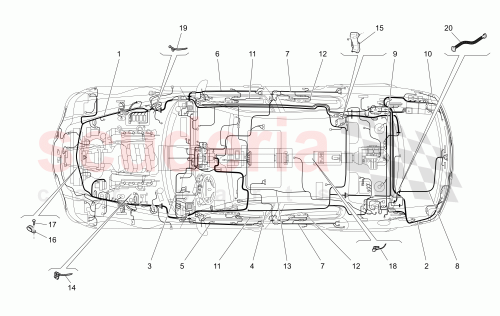 Part Diagram for Maserati 231400