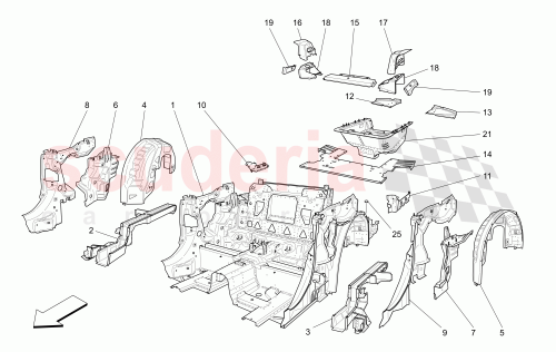 Part Diagram for Maserati 82753900