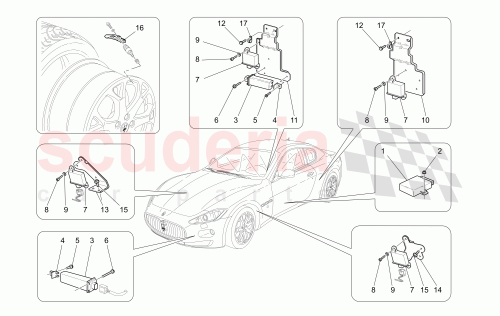 Part Diagram for Maserati 249945