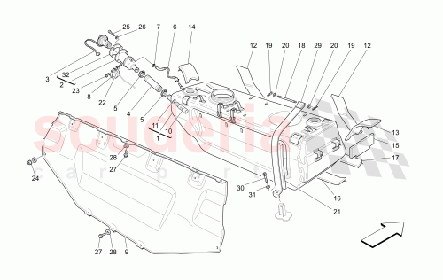 Part Diagram for Maserati 237407