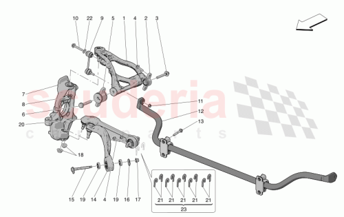 Part Diagram for Maserati 670213189