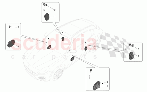 Part Diagram for Maserati 673014502