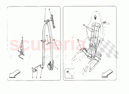 Part Diagram for Maserati 80086800