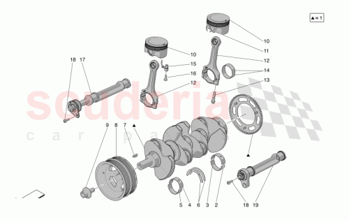 Part Diagram for Maserati 670054091