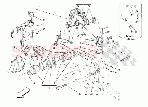 Part Diagram for Maserati 980139889