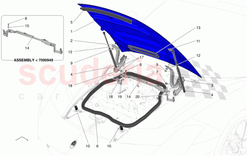 Part Diagram for Maserati 675001371