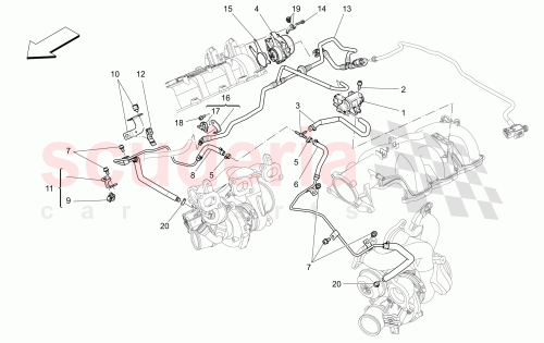 Part Diagram for Maserati 13125170