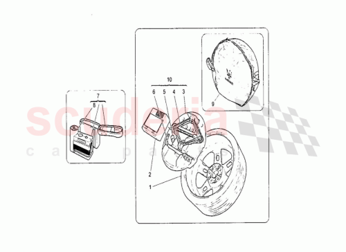 Part Diagram for Maserati 265136