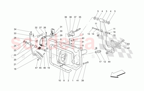 Part Diagram for Maserati 383000315