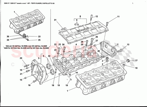 Part Diagram for Maserati 10393020