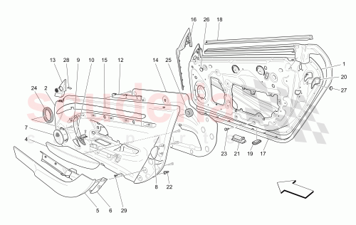 Part Diagram for Maserati 82049800