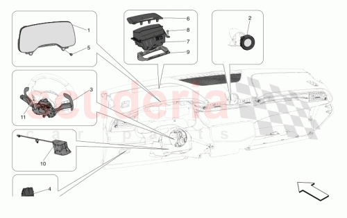 Part Diagram for Maserati 670265621