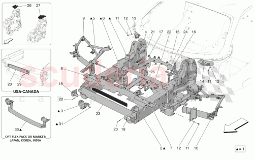 Part Diagram for Maserati 675001391