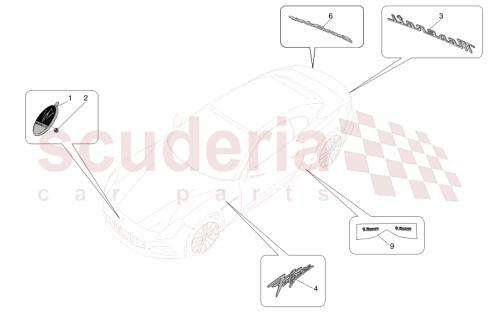 Part Diagram for Maserati 670219157