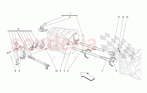 Part Diagram for Maserati 203081