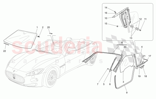 Part Diagram for Maserati 82216900