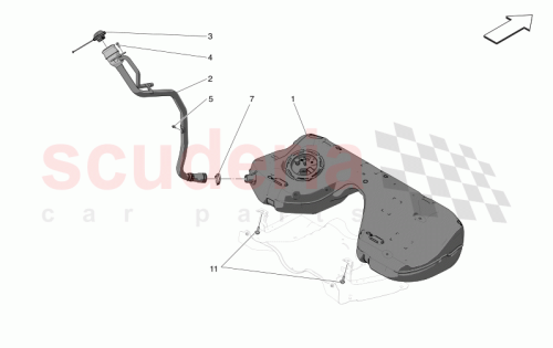 Part Diagram for Maserati 675002032