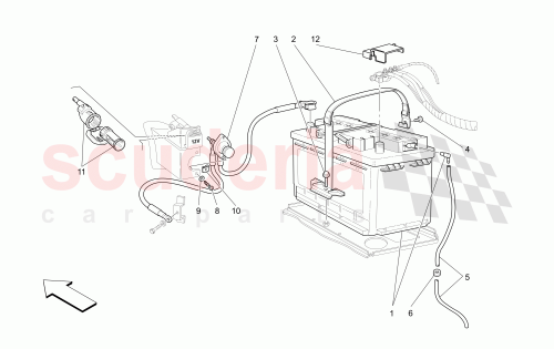 Part Diagram for Maserati 12638178