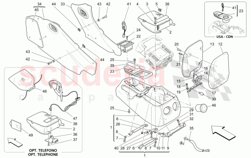 Part Diagram for Maserati 67707127