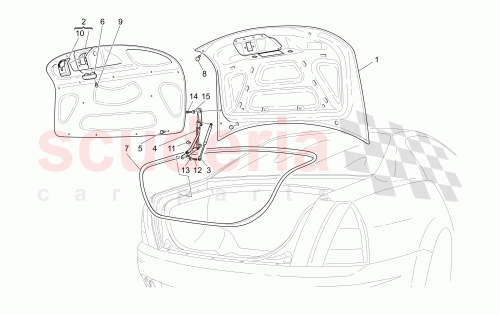 Part Diagram for Maserati 68630400