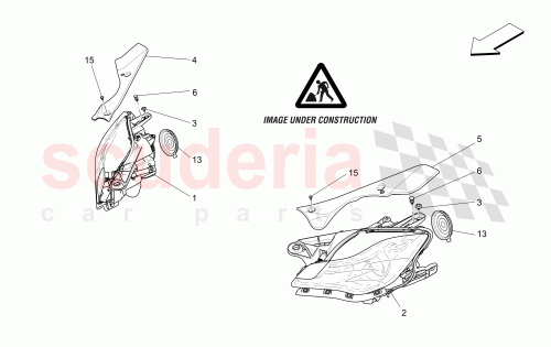 Part Diagram for Maserati 670100614