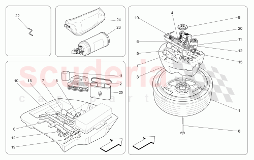Part Diagram for Maserati 675000065