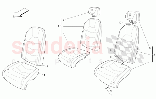 Part Diagram for Maserati 956872830