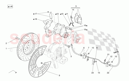Part Diagram for Maserati 673014174