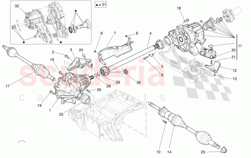 Part Diagram for Maserati 14306534